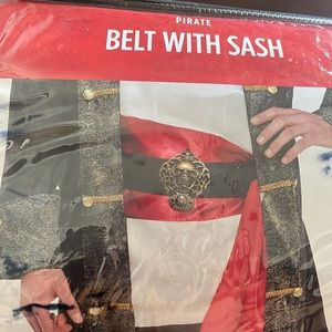 Pirate belt with sash